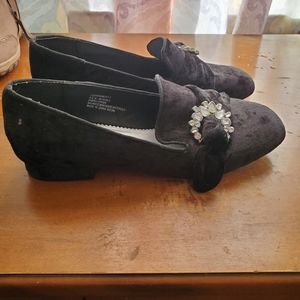 Black Velvet Dress Shoe